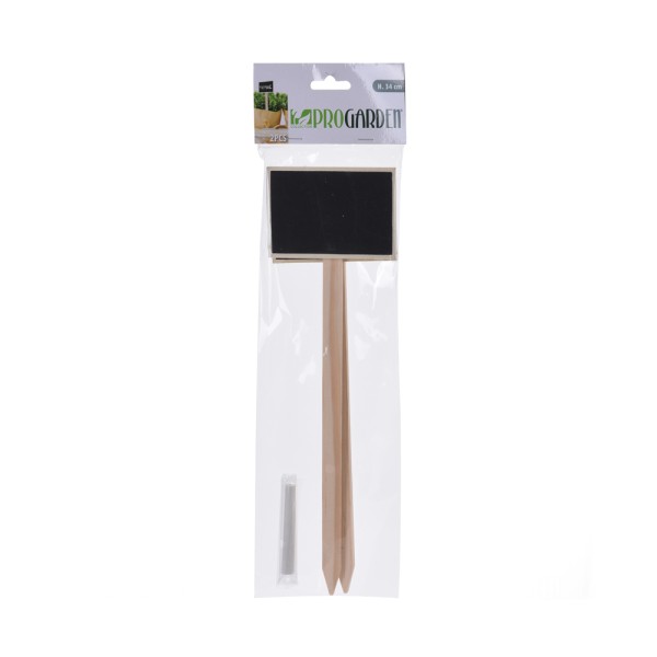 PRO-GARDEN SET PLANT LABELS WOOD 34CM
