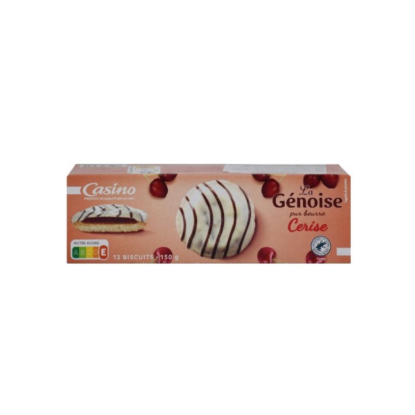 CASINO GENOISE FOURRE CERISE