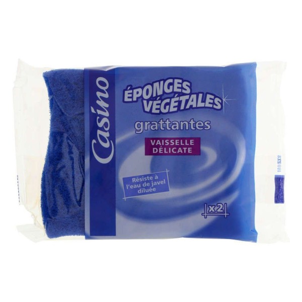 CASINO EPONGE GRATTANTE BLEU
