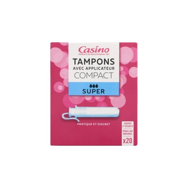 CASINO TAMPONS AVEC APPLICATEUR