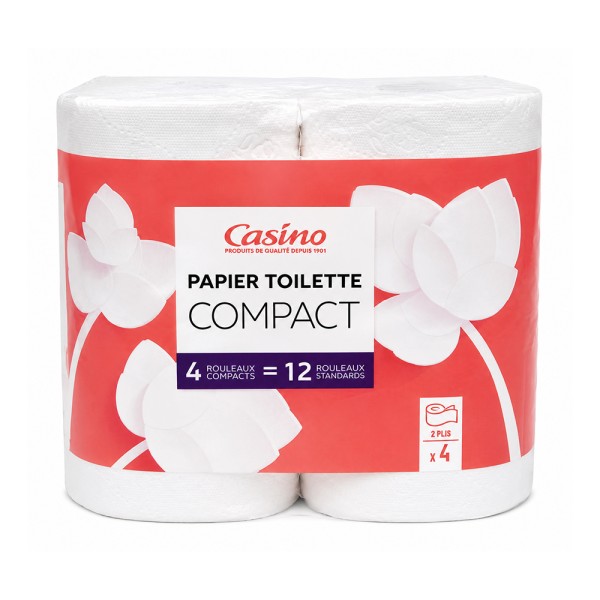 CASINO PAPIER HYGIENIQUE COMPACT 4=12