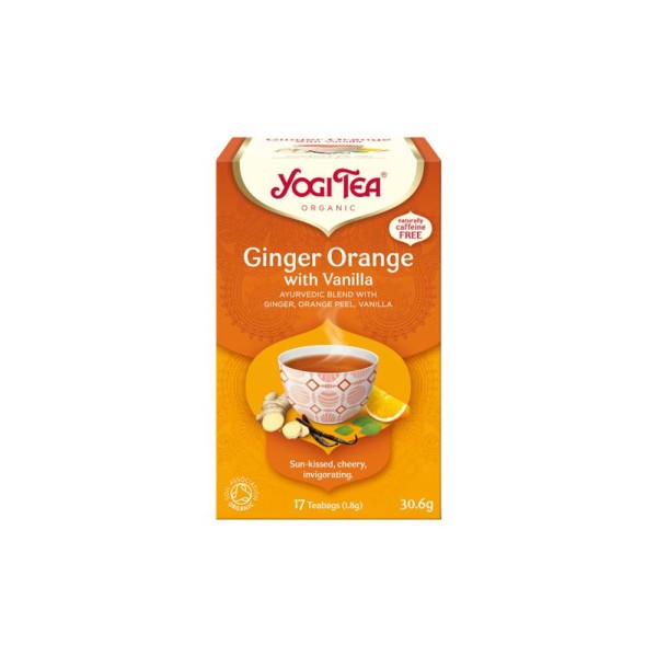 YOGI GINGER ORANGE VANILLA TEA
