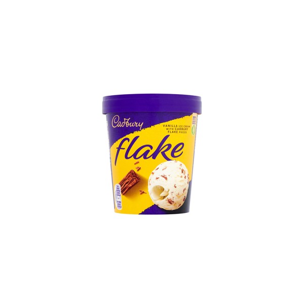 CADBURY ICE CREAM FLAKE TUB