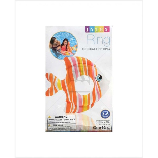 INTEX TROPICAL FISH RINGS AGES 3TO6