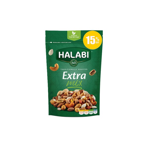 HALABI EXTRA NUTS - 15 PCENT