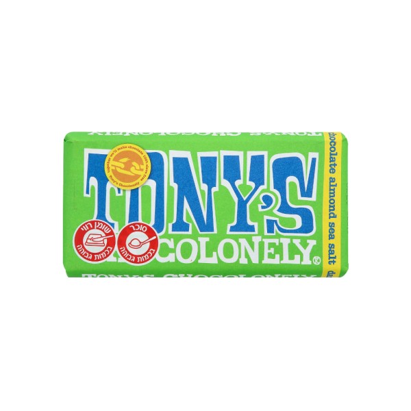 TONY'S CHOCOLONELY DARK CHOCO ALMOND AND SEA SALT