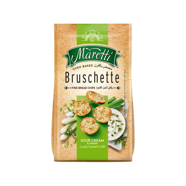 MARETTI BRUSCHETTE SOUR CREAM + ONION