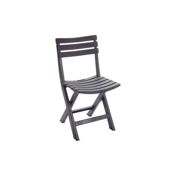 PRO-GARDEN BIRKI FOLDING CHAIR ANTHRACITE