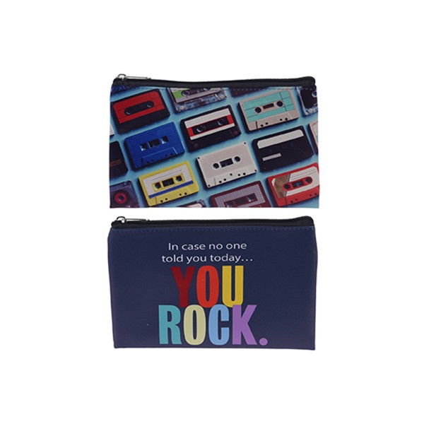 EH PENCIL CASE TAPE PU 2MIX PRINT