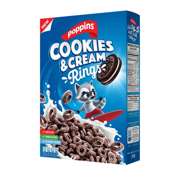 POPPINS CHOCO RINGS COOKIES+CREAM