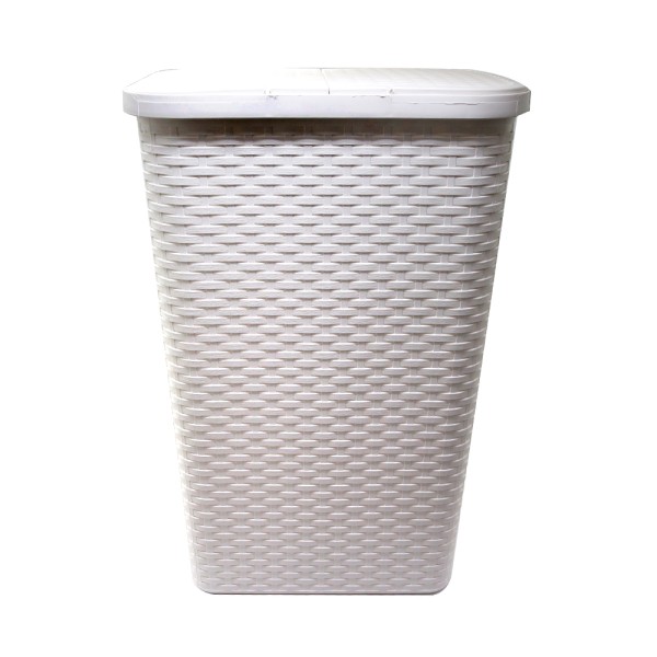 EH LAUNDRY BASKET PP RATTAN MIXED 42X33X62CM