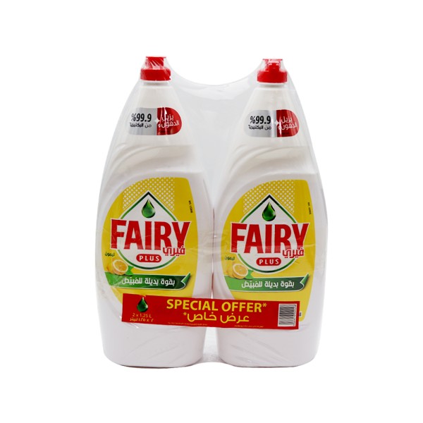 FAIRY DISHWASH DRACO LEMON 2x20PCUT