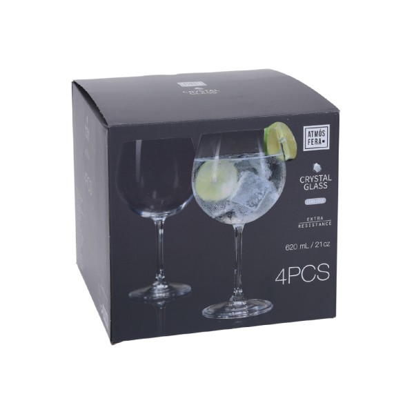 GIN TONIC GLASS CUP SET 620ML