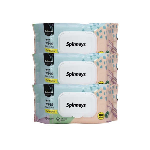 SPINNEYS ESSENTIALS WET WIPES BUNDLE PACK