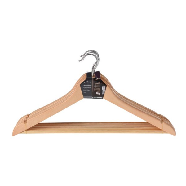 EH CLOTHES HANGER WOOD SET