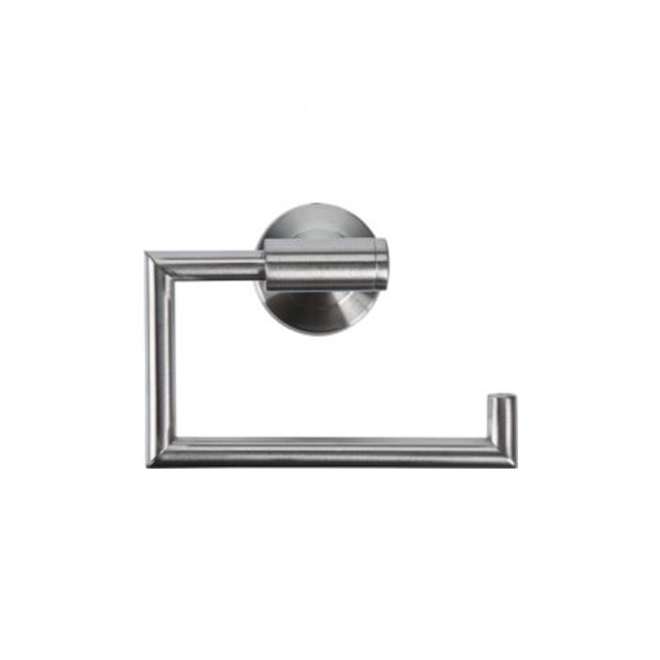 BATH SOLUTIONS TOILET ROLL HOLDER  STAINLESS STEEL