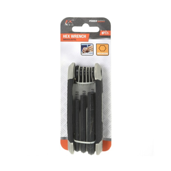 FX TOOLS HEXAGON KEY WRENCHSET 8 SIZES