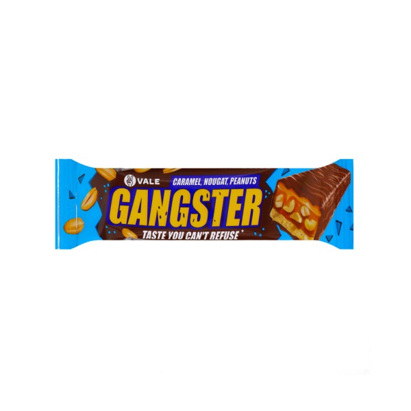 VALE GANGSTER BAR WITH PEANUTS NOUGAT AND CARAMEL