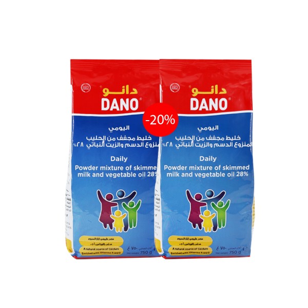 DANO 2 X DAILY ALUBAG AT 20 PCENT