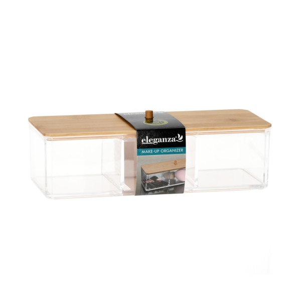 ELEGANZA MAKEUP ORGANIZER PS BAMBOO