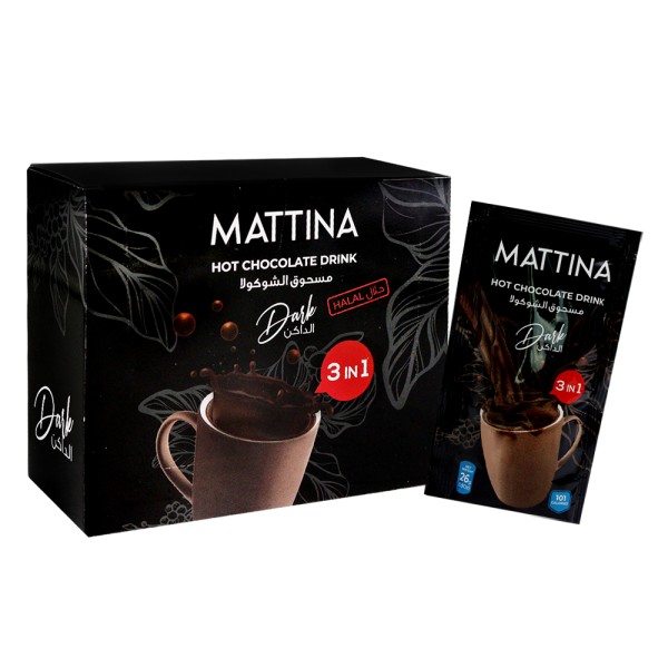 MATTINA HOT CHOCOLATE 3IN1 DARK SACHET