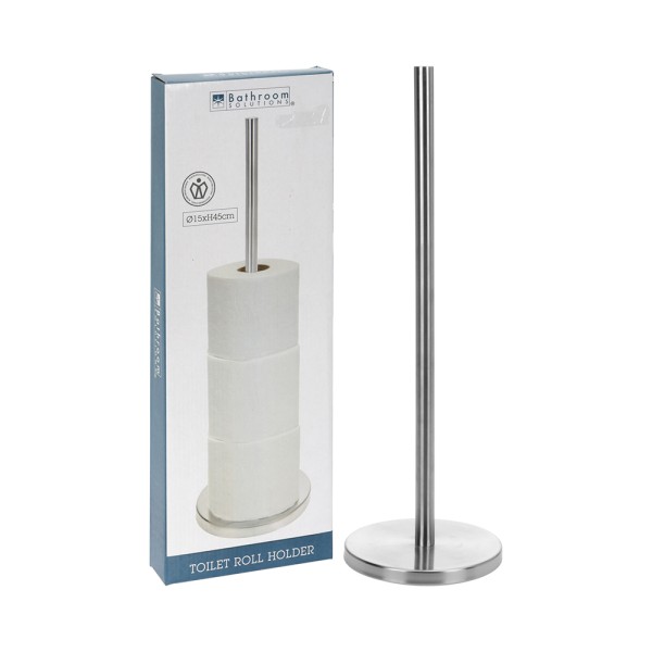 BATH SOLUTIONS SP .NK TOILET ROLL HOLDER