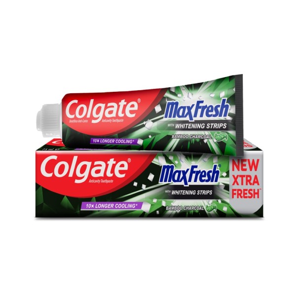 Colgate Freshening Toothpaste Max Fresh Bamboo Charcoal 75 ml