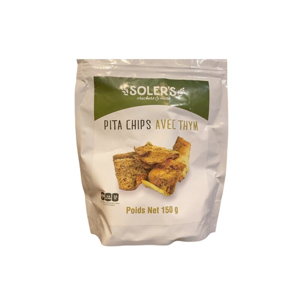 SOLER'S PITA CHIPS WITH THYME ZIPPER