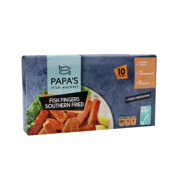 PAPA'S FISH MARKET 10 FISH FINGERS