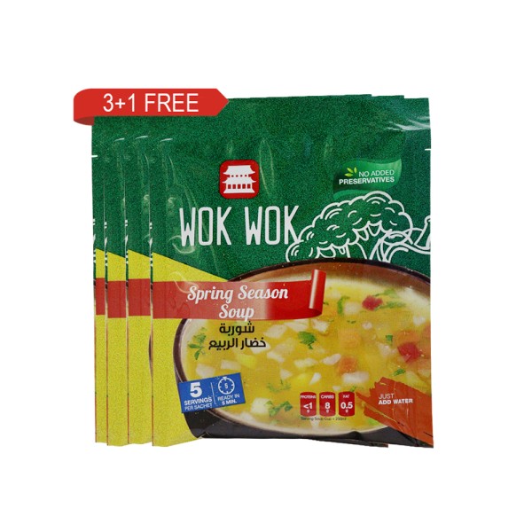 WOK WOK SPRING SEASON SOUP 3+1 FREE