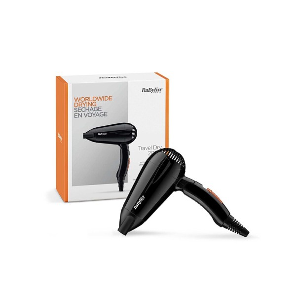 BABYLISS HAIR DRYER 2HEATS 2SPD FOLDING HANDLE