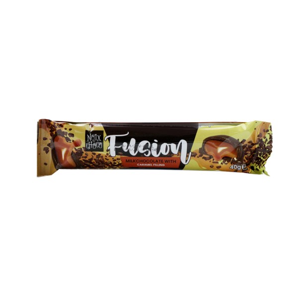 FUSION  CHOCOLATE CARAMEL FILLED BAR 