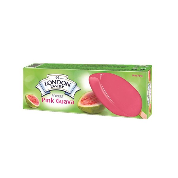 LONDON DAIRY SORBET STICK PINK GUAVA 