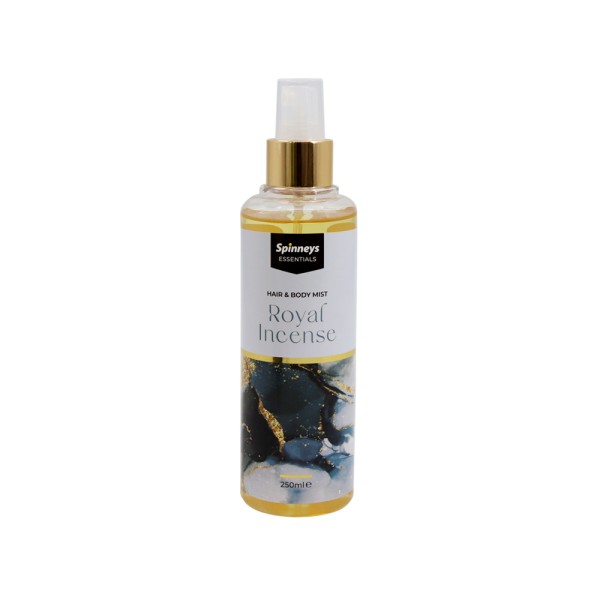 SPINNEYS ESSENTIALS HAIR + BODY MIST  ROYAL INCENSE 