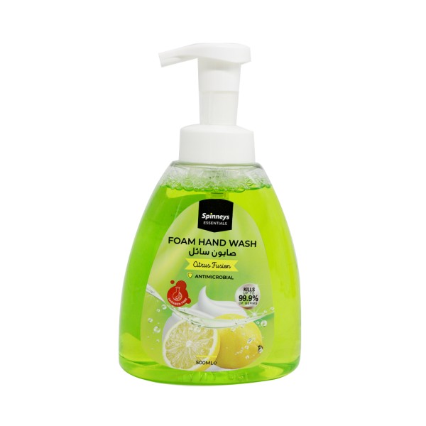 SPINNEYS ESSENTIALS FOAM HAND WASH CITRUS FUSION