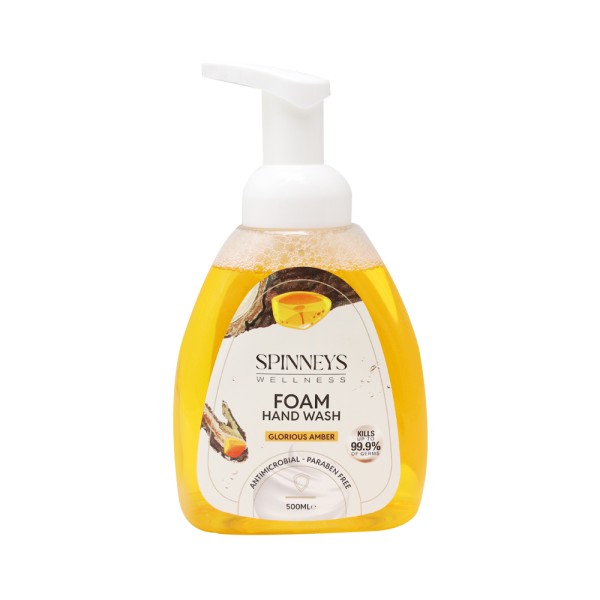 SPINNEYS WELLNESS FOAM HAND WASH GLORIOUS AMBER