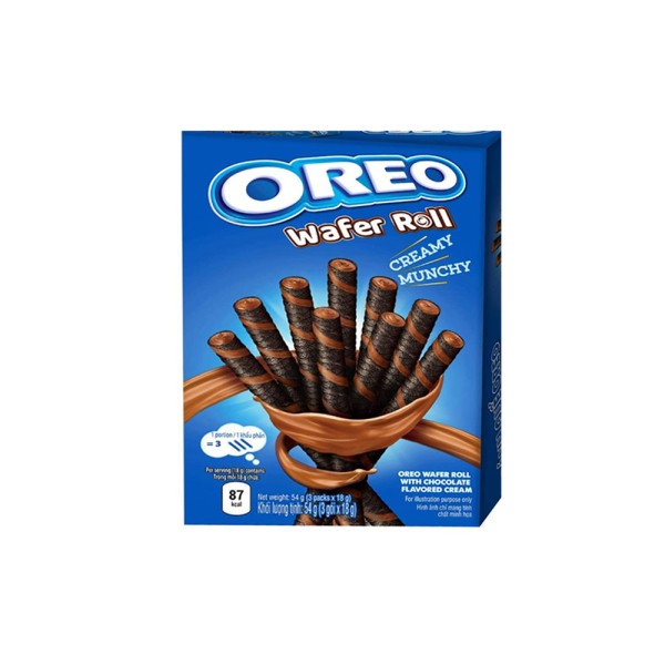 OREO WAFER ROLL WITH CHOCOLATE FLAVOURED CREAM