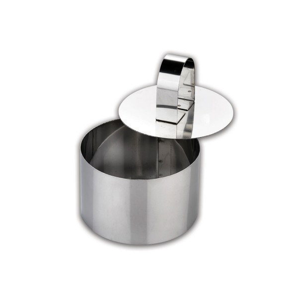GHIDINI FOOD SHAPING MOULD WITH EJECTOR, ROUND