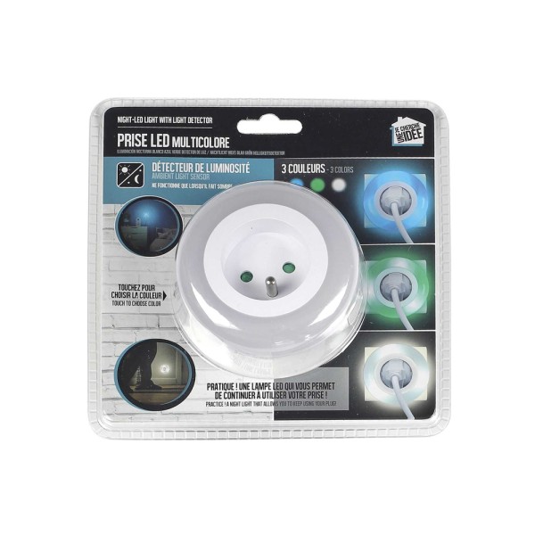 CHERCHE IDEE WHITE BLUE GREEN NIGHTLIGHT  DETECTOR