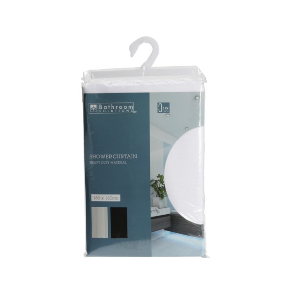 BATH SOLUTIONS SHOWER CURTAIN POLYE