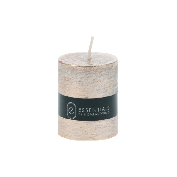 KOOPMAN CANDLE PILLAR MIX 3 ASS CLR BPINK