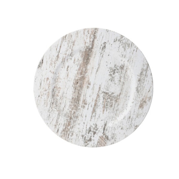 EH PLATE WITH WOODEN FINISH