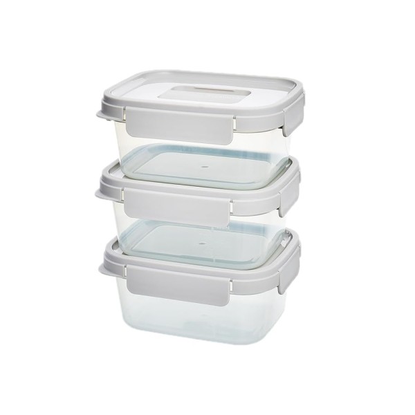 LOCK+LOCK NESTOPIA PLSTC FOOD STORAGE SET 920ML
