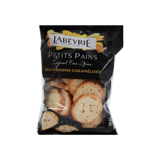 LABEYRIE TOASTED BREAD W CARAMELIZED ONIONS FOR FOIE GRAS