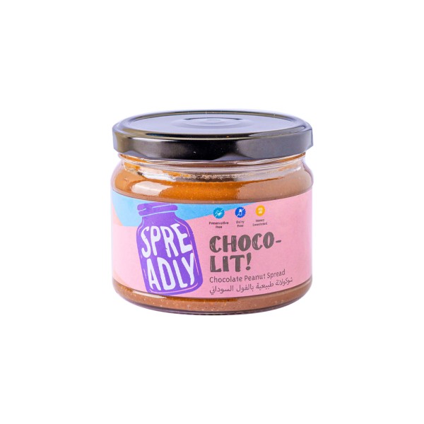 SPREADLY CHOCOLIT - NATURAL CHOCOLATE PEANUT SPREAD
