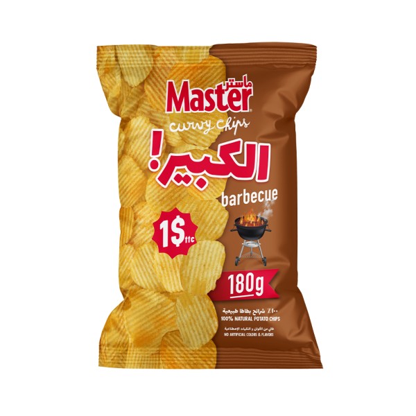 MASTER CURVY BARBEQUE CHIPS KBIR