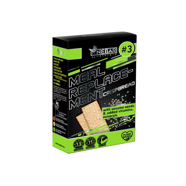 NEBAR MEAL REPLACEMENT CRISPBREAD WITH SESAME NUM 3