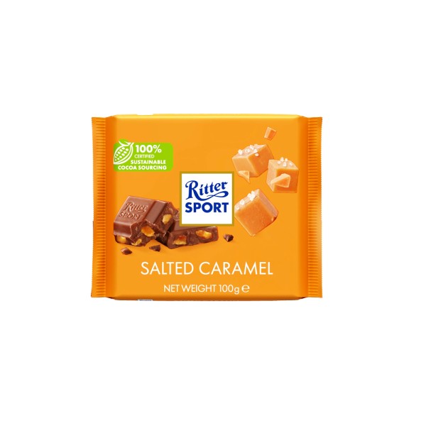 RITTER SPORT CV SALTED CARAMEL 