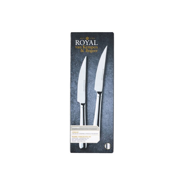 ROYAL VKB STEAK KNIVES SET  MIRROR
