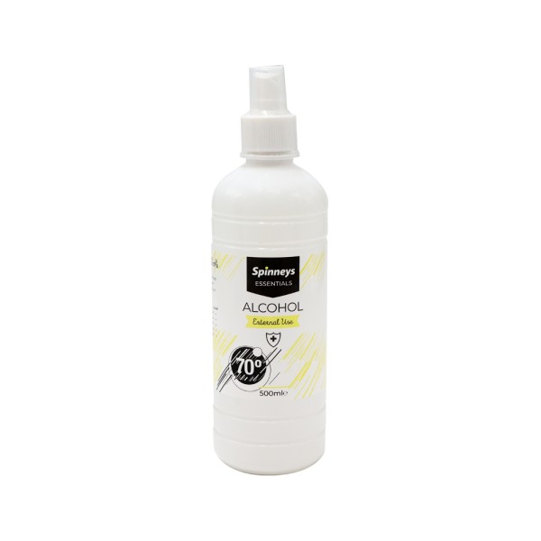 SPINNEYS ESSENTIALS ALCOHOL 70PCENT SPRAYER 